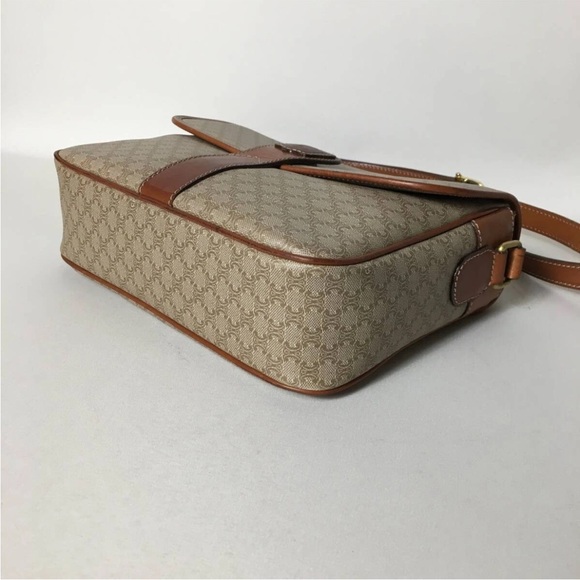 Celine Tan and Brown Crossbody Bag - Picture 6 of 11